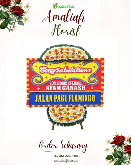 Sewa Papan Bunga Krondonan